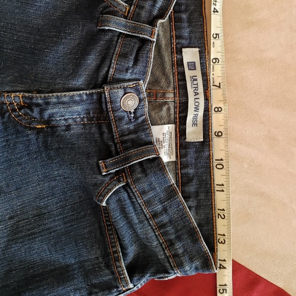 Gap Ultra Low Rise Stretch Denim Jeans Size 4 - Picture 4 of 7